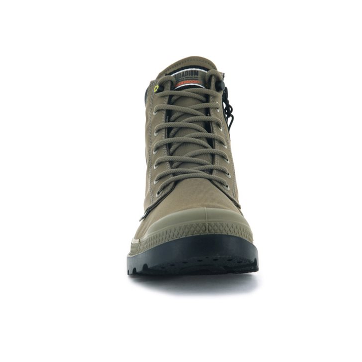 Dámské Boty Palladium Pampa SC Recycle WP+N Olivy Zelené | CZ TZU-97L